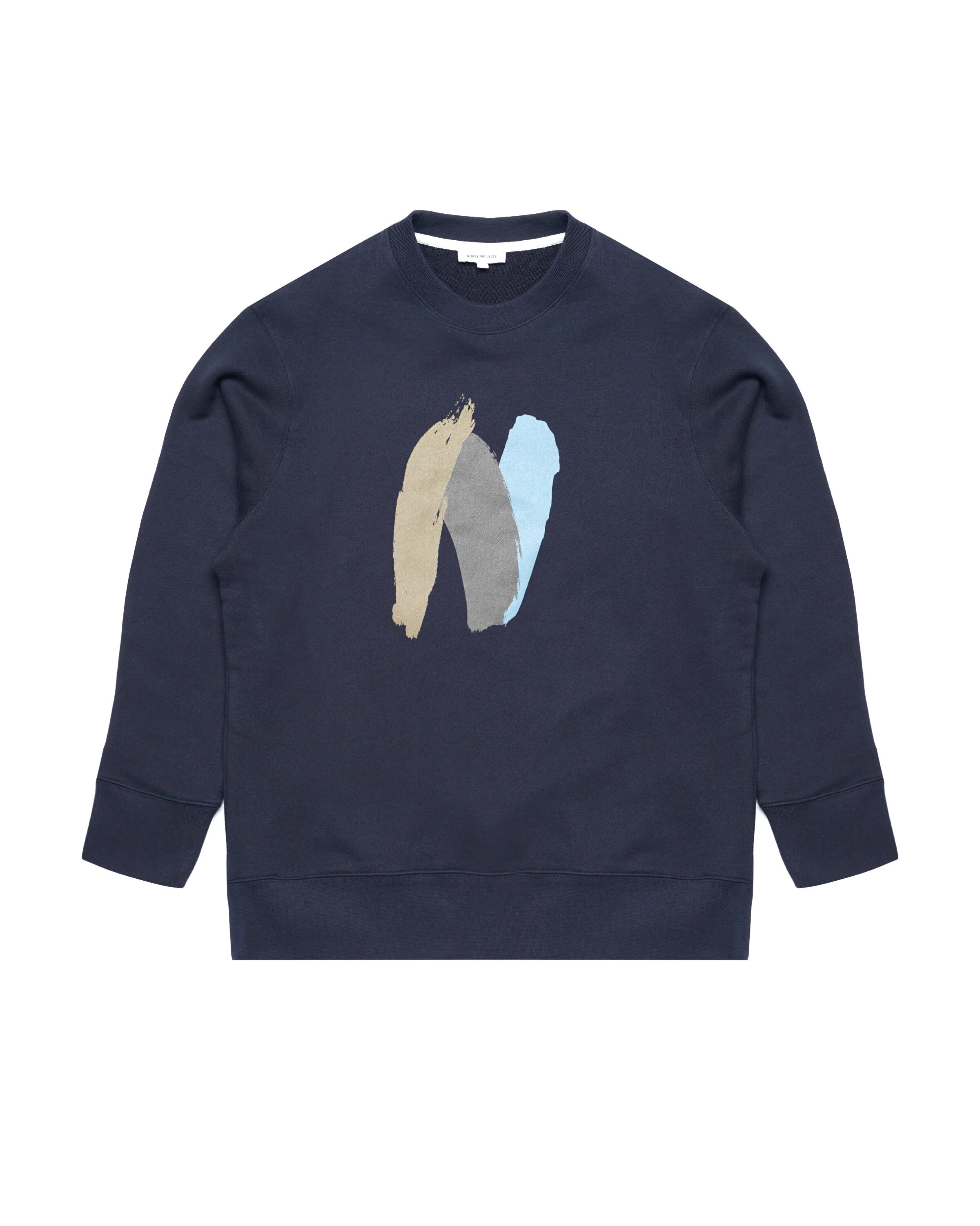 Norse Projects Arne Relaxed Brush N Logo Sweatshirt